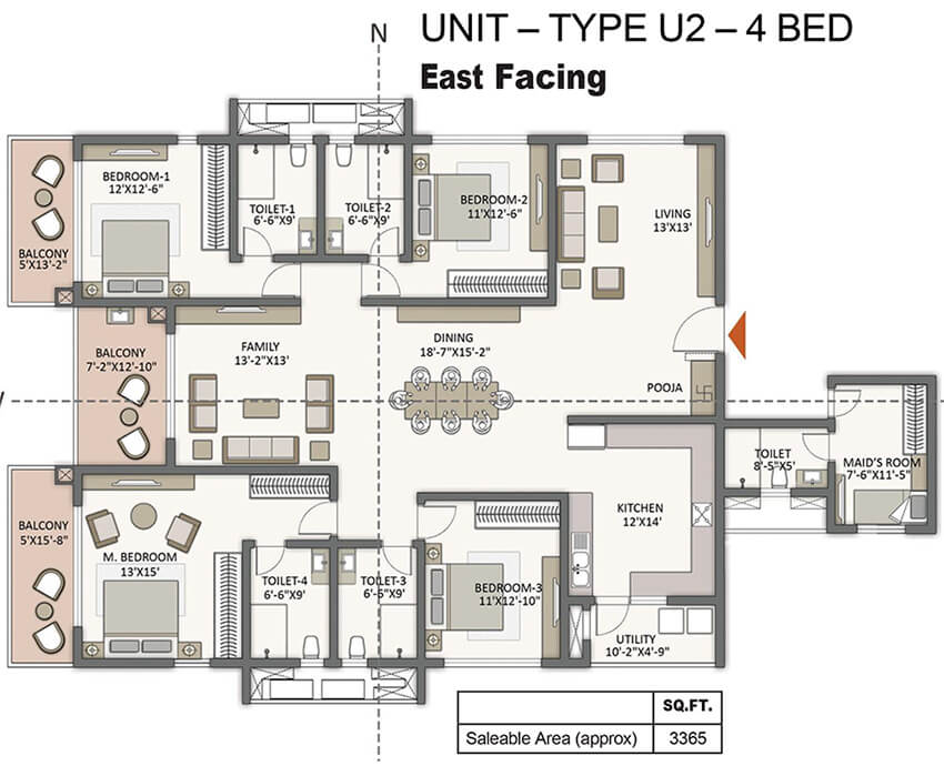 Prestige Evergreen Floor Plan
